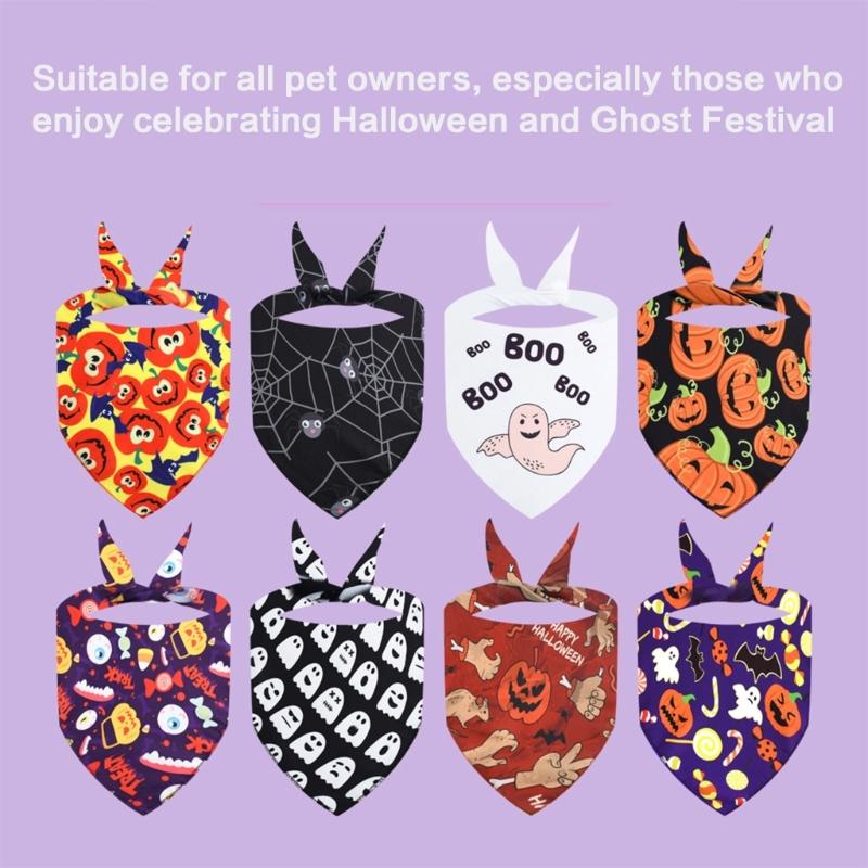 3pack Festives Dog Headscarf Pet Triangles Shape Scarf Holiday Pet Fashion Scarf for Large Breeds