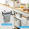 Over The Door Hanger Metal Construction Rustproof Towel Holder For Small Spaces Kitchen Bathroom Bedroom Storage