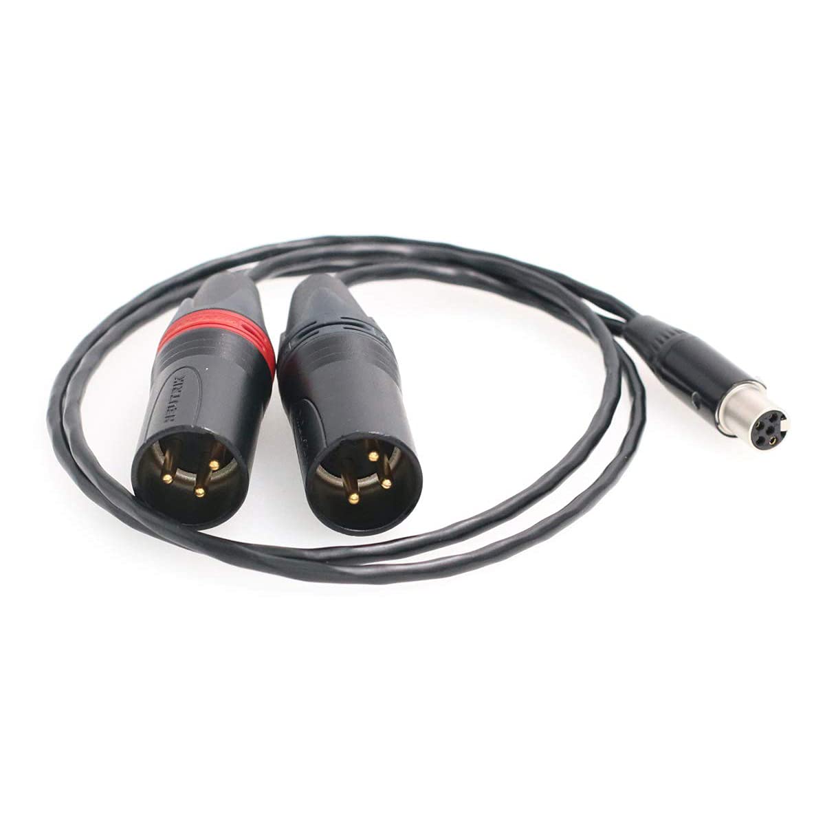 

SZRMCC TA5F Mini XLR 5-Pin to Dual XLR 3-Pin Audio Cable for Zaxcom QRX Field MixerRecorder, Sound Devices 633 664 688 788T