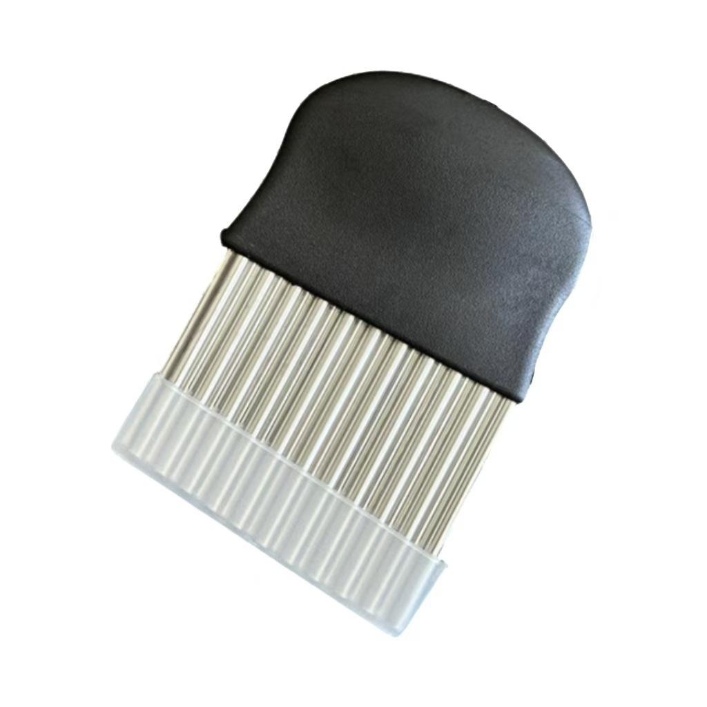 Stainless Steel Wavy Potato Cutter, Crinkle Cutting Tool For Potato, Onion And Vegetables