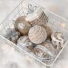 8Pcs Glittering Christmas Ball Ornament Shatterproof Decorative Baubles Christmas Tree Decorations For Wreath Door Wall