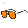 Leopard Trendy Women Sunglasses Square Chic Decorative Beach Sun Shades for Outdoor Travelling with UV Protection Gafas De Sol