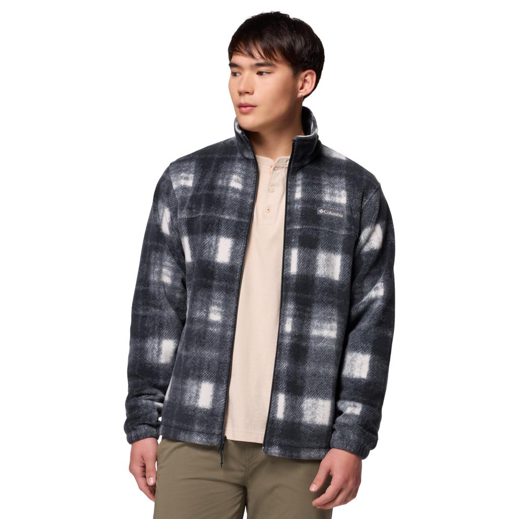 Columbia Steens Mountain Printed Jacket, Mens Black Fleece