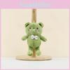 Adorable Cartoon Teddy Bear Keychain Plush Toy With Cute Bowtie For Kids And Adults