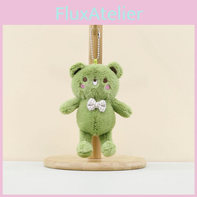Adorable Cartoon Teddy Bear Keychain Plush Toy With Cute Bowtie For Kids And Adults
