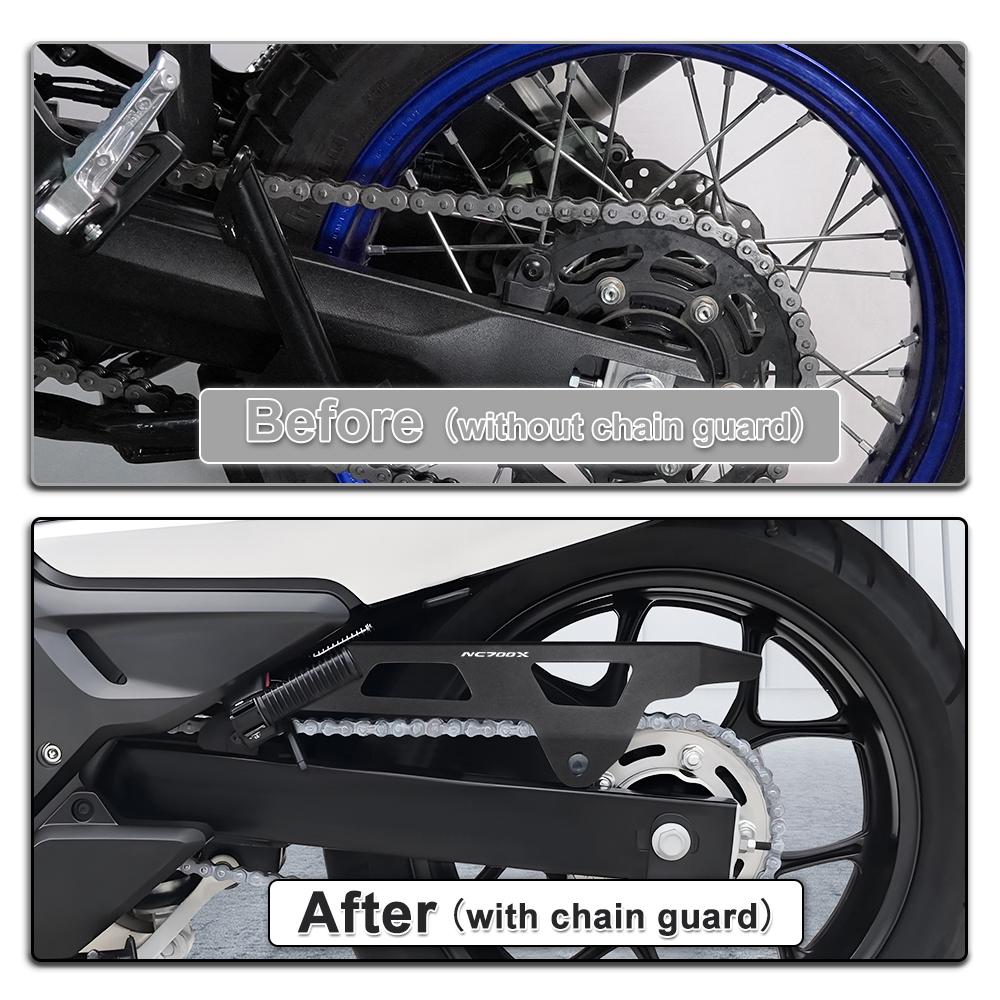 Fit For NC700X / DCT NC700S CTX700 CTX700N / DCT NC750X /DCT Integra700 Motorcycle Chain Protection Cover Sprocket Frame Guard