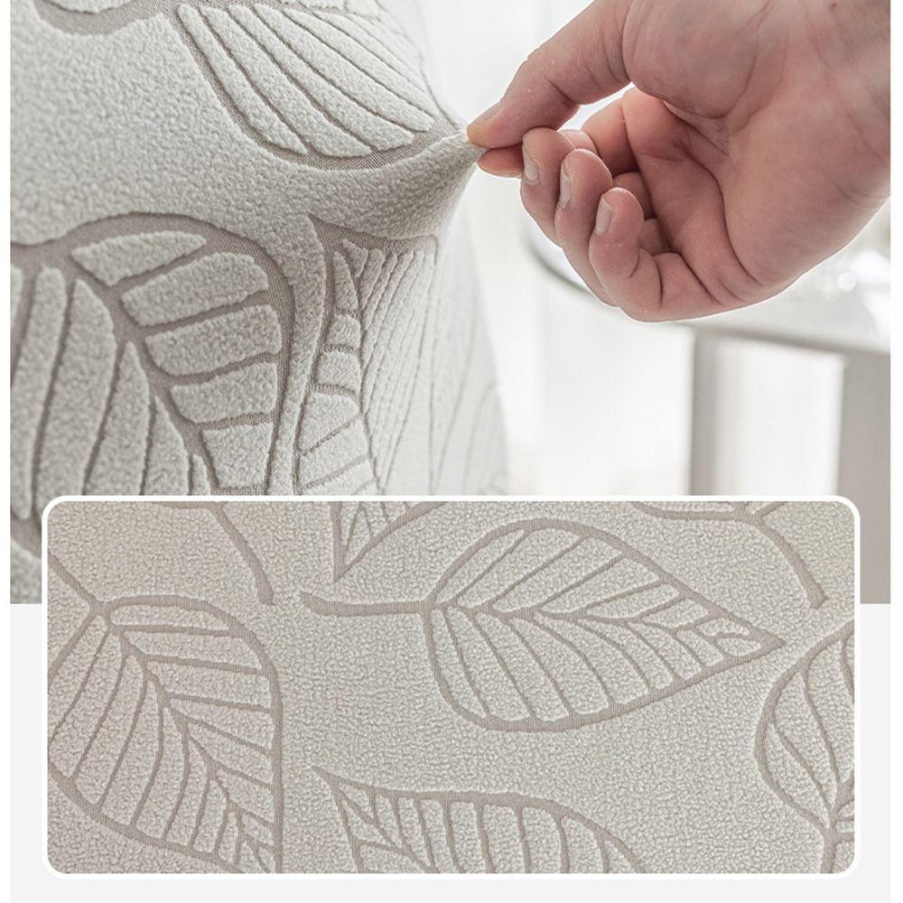 Stretchable Chair Seat Slipcovers Soft Seat Protectors Skirt Dining Chair Cover  for Dining Room