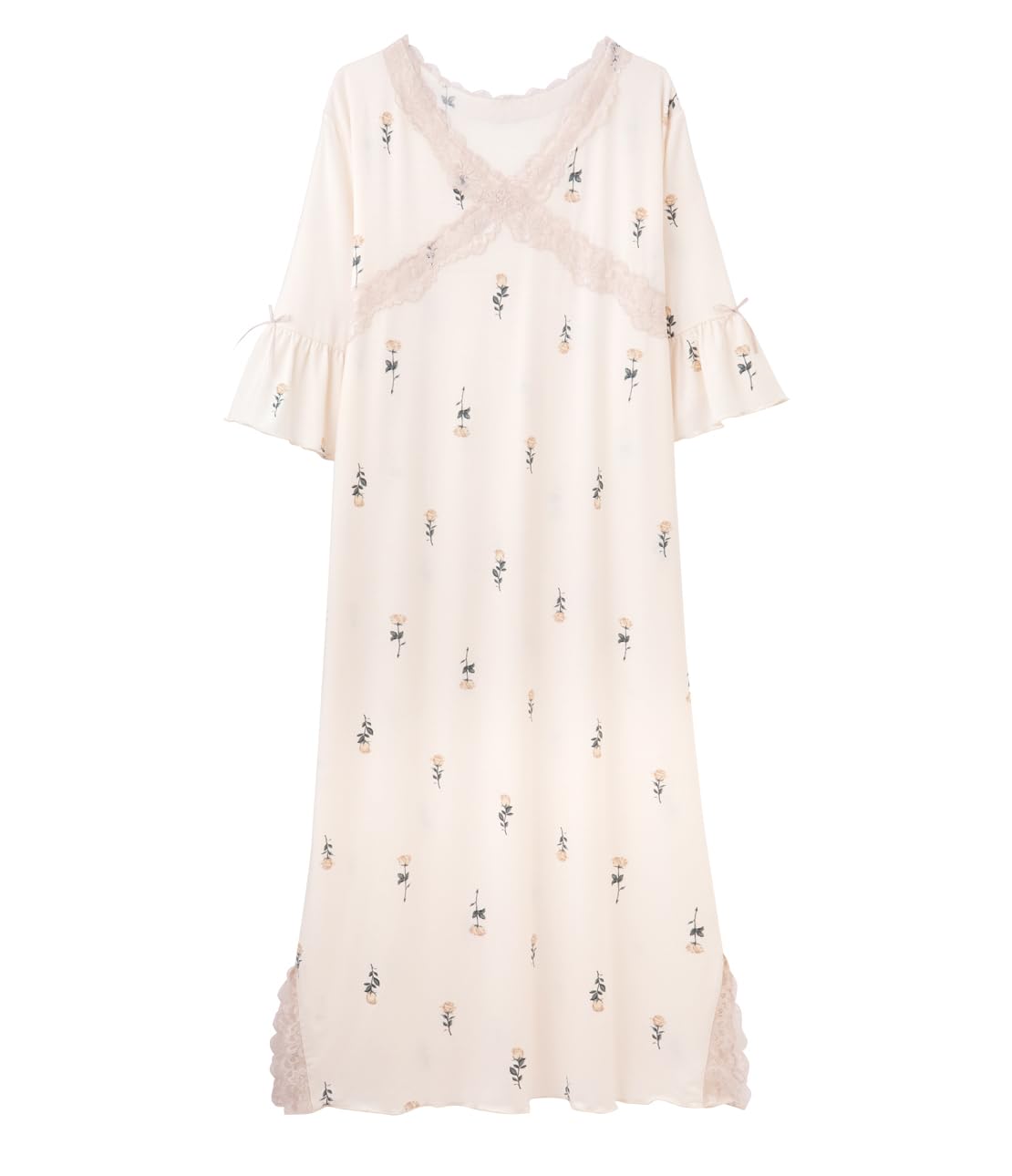 

Peach A and comfortable lace dress with a relaxed Perfect for summer and one size fits John soft, comfortable, silhouette. fall. Ivory, all.