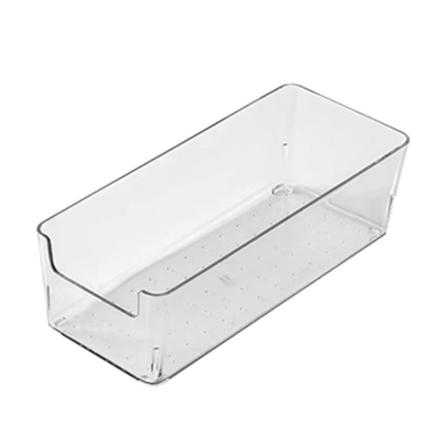Clear Plastic Desktop Organizer Box for Makeup and Small Items