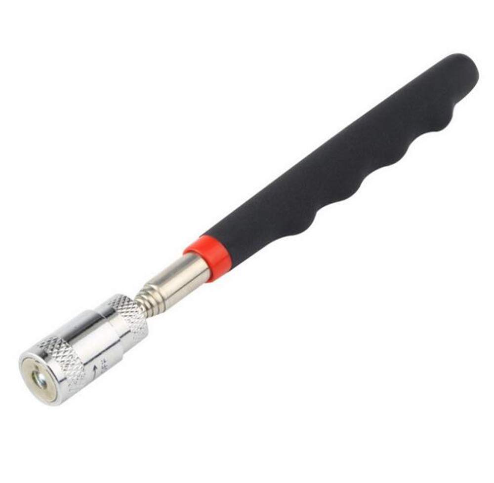 HJ Magnet, Ausziehbar, Stiftförmig, Langer Magnet mit LED-Licht, Starkes magnetisches Aufnahmewerkzeug mit Antennenform (2er Set)