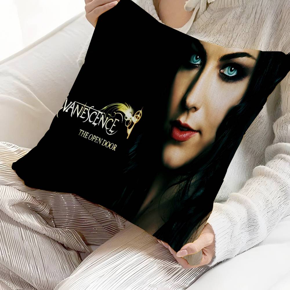 E-Evanescence Band Maple Design Cushion Cover Happy Autumn Harvest Decor Holiday Decorati Pillow Cover