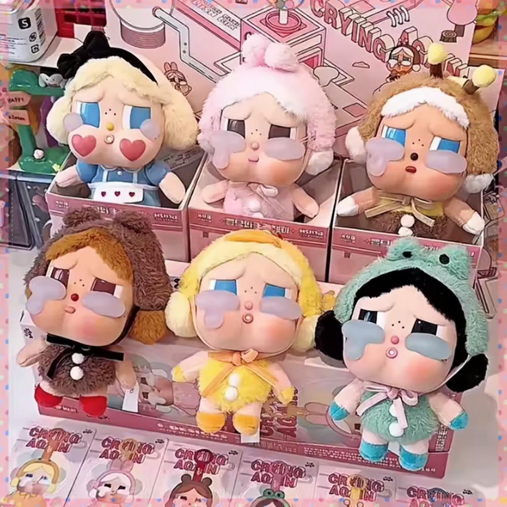 Crybaby Crying Again Series Blind Box Vinyl Face Doll Keychains Pendant Decoration Mystery Bag Plush Toy Birthday Gift