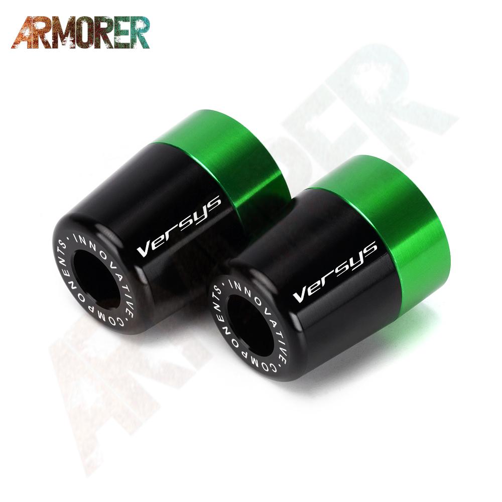 For KAWASAKI Versys 650 1000 Versys 650 Versys650 Versys1000 Motorcycle Accessories CNC Handlebar Grips Handle Bar Cap End