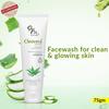Fixderma Cleovera, Detergente Viso all'Aloe Vera con Vitamina E | Gel di Aloe Vera per il Viso | Detergente Viso e Pulizia Viso | Detergente Viso per Pelli Secche (Tutti i tipi di pelle)