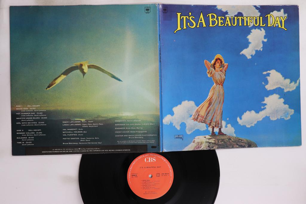 LP Record IT'S A BEAUTIFUL DAY - It's A Beautiful Day CBS83797 CBS Greece Rock Used