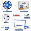 Flycreat Air Soccer Soccer Disc with LED Indoor Full Training Pneumatic Suspension Air Multiplayer Decompression Birthday Gift USB Port and Two Soccer