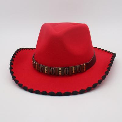 Cow Jazz Hat Ethnic Style Cowboy Hat Tibetan Niche Top Hat Men'S And Women'S Hat