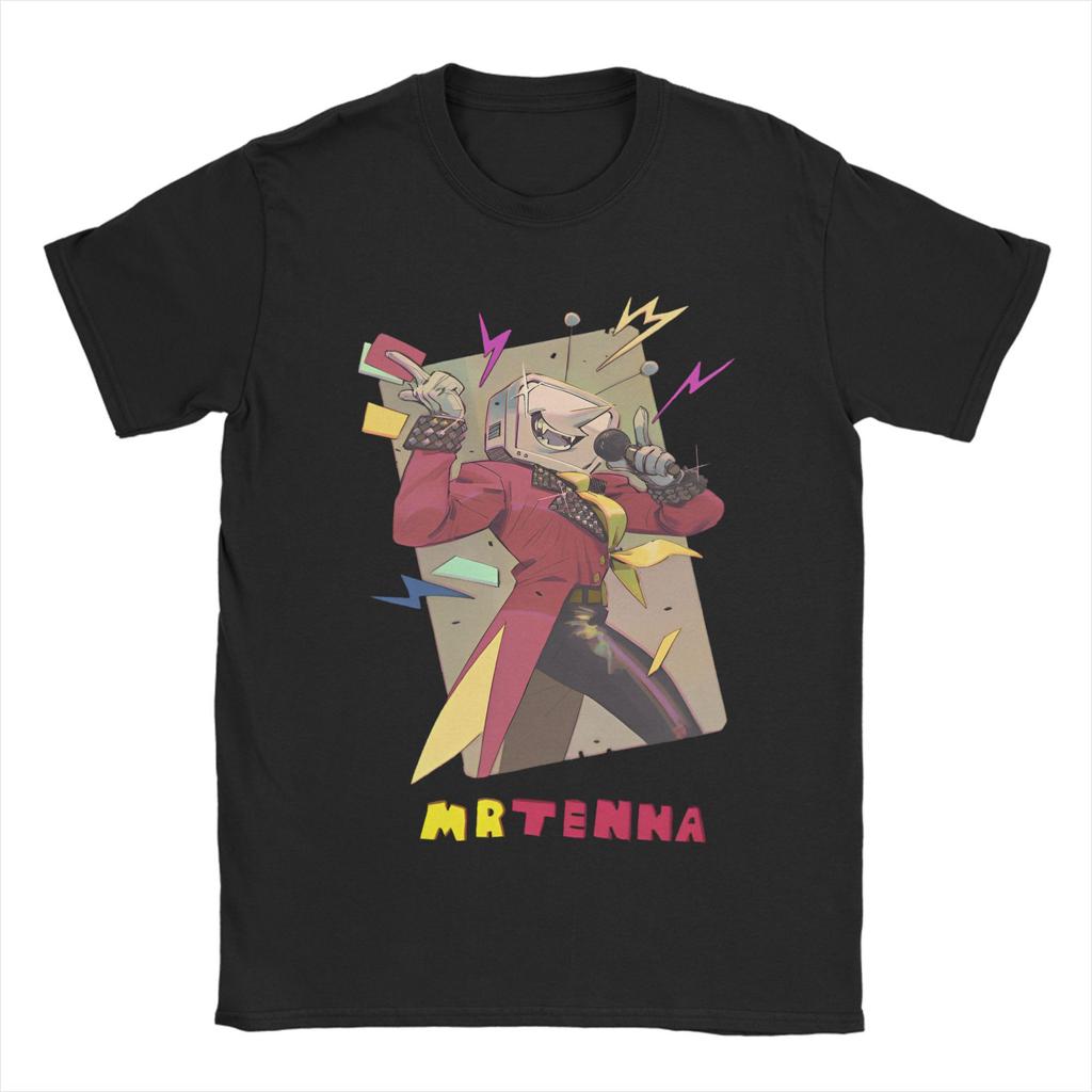 Deltarune Tenna T Shirt Men Women Pure Cotton Novelty TShirt Round Collar  Tees Short Sleeve Tops Plus Size