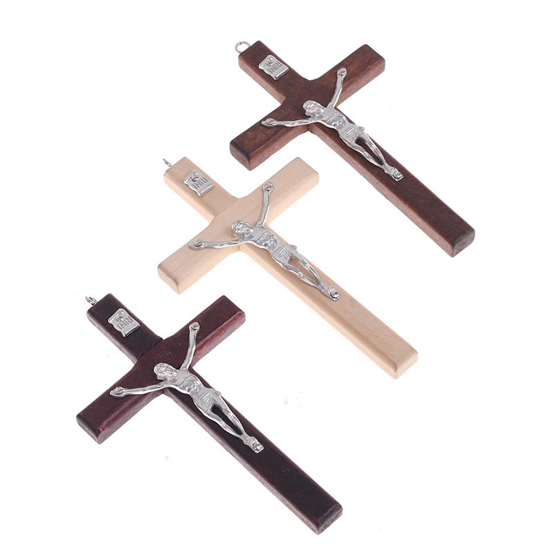 1PCS Jesus Cross Christ Suffering Statue Cross Religious Prayer Jesus Decoration