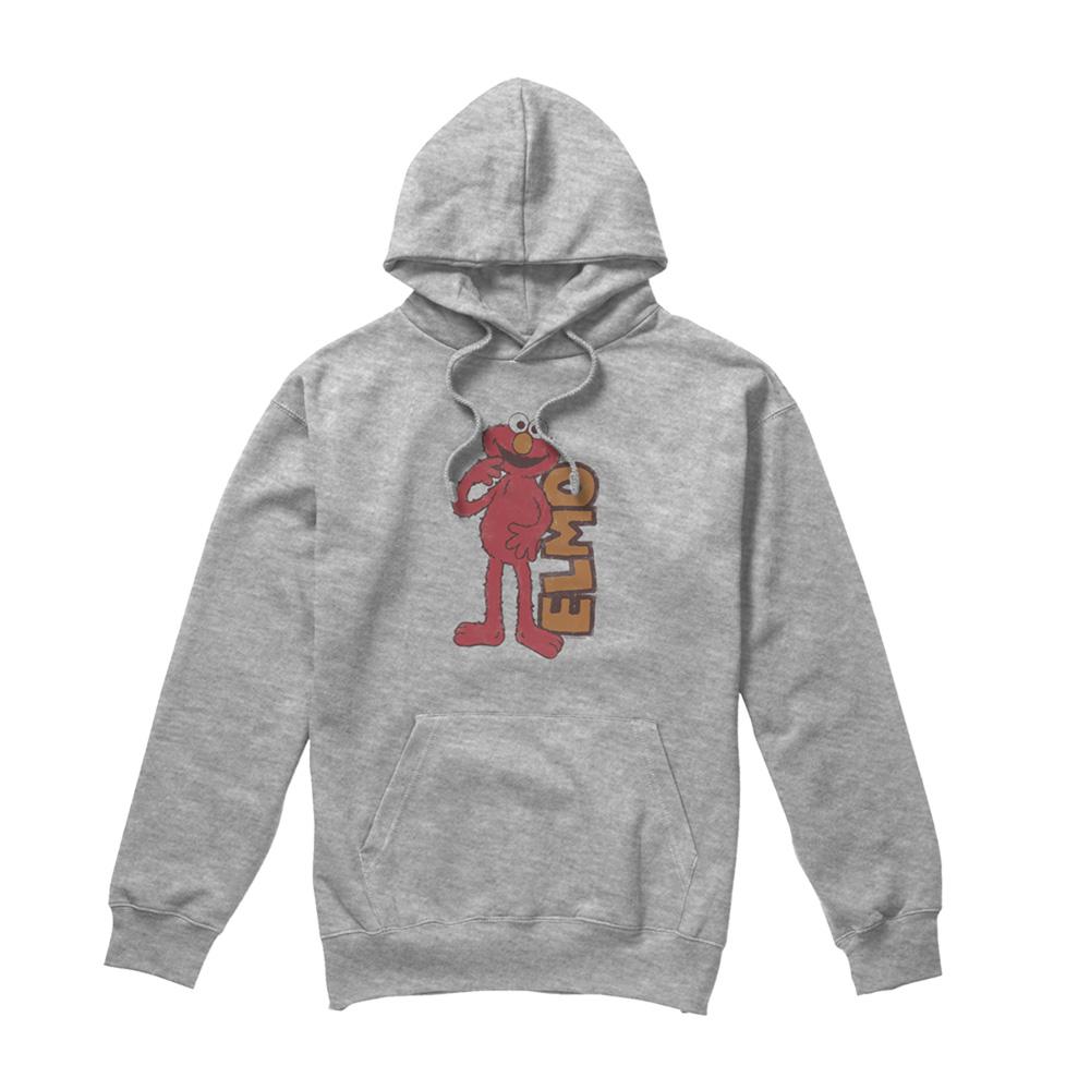 Sesame Street Unisex Adult Elmo Vintage Heather Hoodie