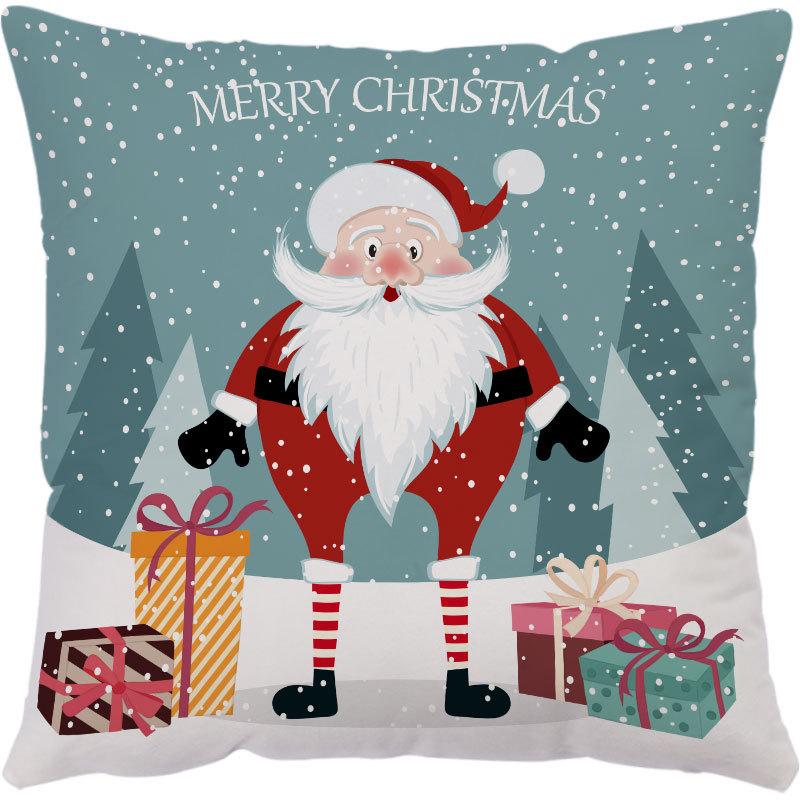 Amazon Hot Pillow Cartoon Doll Vánoční polštář Povlak na polštář Povlak na polštář na pohovku Povlak na polštář na sedák