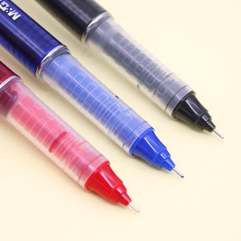 M&G 4/8/12/10/20pcs Gel Pen&Refill Set 0.5mm Black Red Blue Quick-drying Ink Water-based Ballpoint Pen Office Writing Stationery