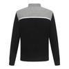 Superior Men'S Color Block Zip-Up Sweater Grey (Im0Drd40234)