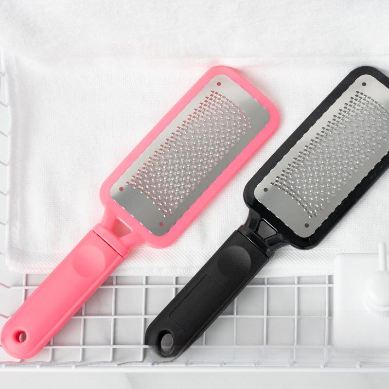 Premium Qualität 304 Edelstahl Fußraspel Doppelseitiger Hornhautentferner Mit ABS-Griff