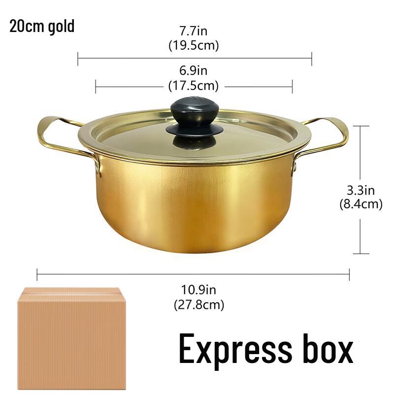 

Yoshida Artisan 20 см 304 Нержавеющая сталь Корейский горшок для хот-пота и супа