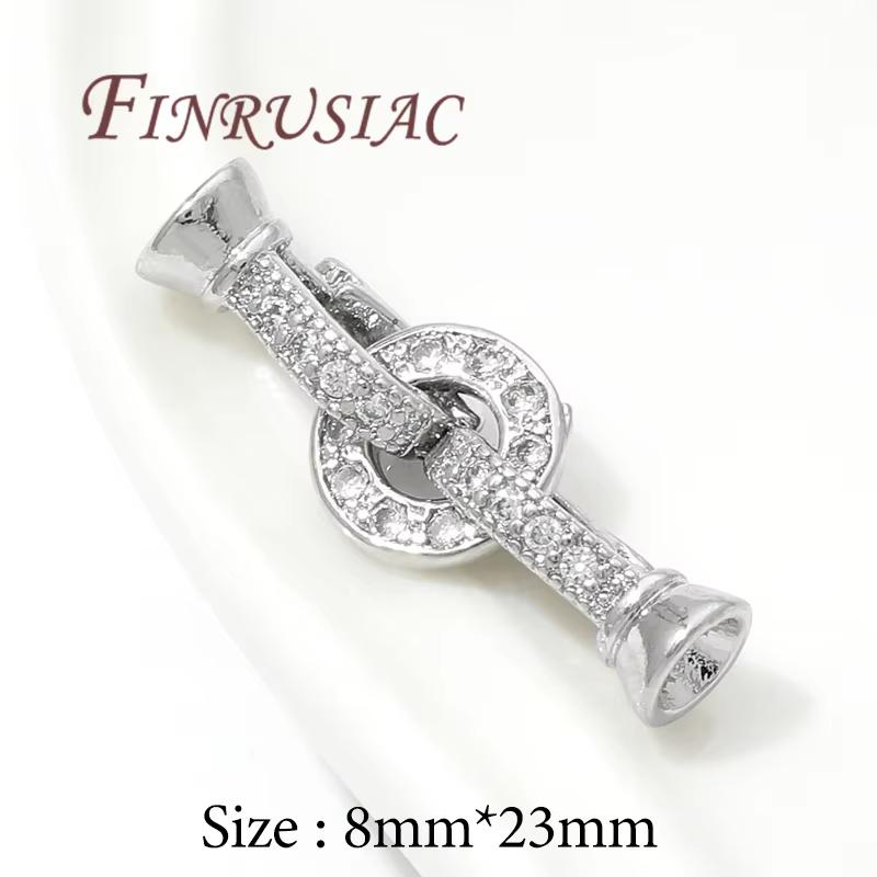 18K Gold Plated Lock For Bracelets,Clasp For Jewelry Connectors,Decorative Pearl Clasp,DIY Jewelry Making Supplies