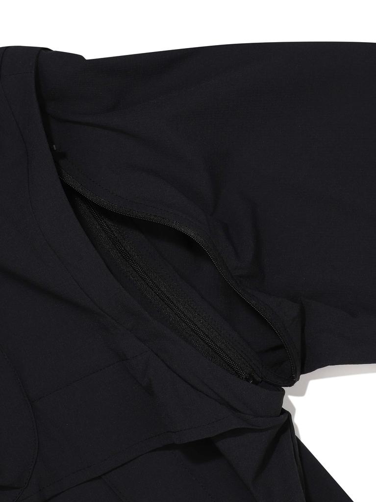 Bbc Earth [Carter] Hoodie Convertible Nature Print Jacket_Black