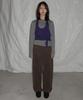 Julliapepe Curved Balloon Corduroy Pants (Brown)