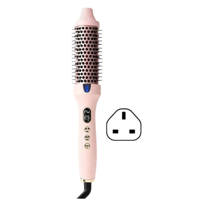 Professional Hair Tool And Thickening Hot Brush With Plant Protein Layer For Quality Results Works On Wet Dry Hair
