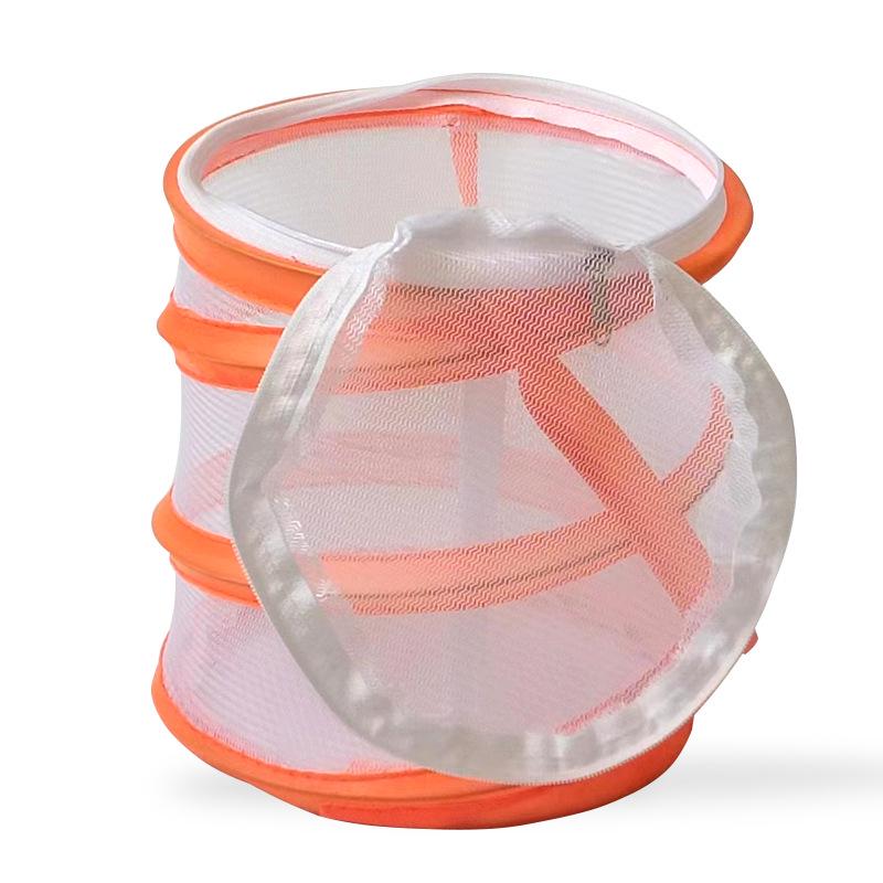 Mesh Butterfly Catching Cage with Zipper Lid for Home & Camp Use