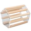 Minimalist Pentagonal Hamster Wooden House Ventilated Transparent Hamster Cabin for Hamster Golden Br