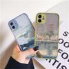 Japanese Anime Scene Landscape Phone Case for iPhone X XR XS 12 13 14 11 15 Pro Max Mini 8 7 Plus Cartoon Scenery Covers Fundas