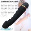 20 režimov Vibrátor Mäkké silikónové dildo Realistický penis Silný motor G-bod Glitoral Stimulátor Ženská masturbátor Sexuálne hračky pre dospelých