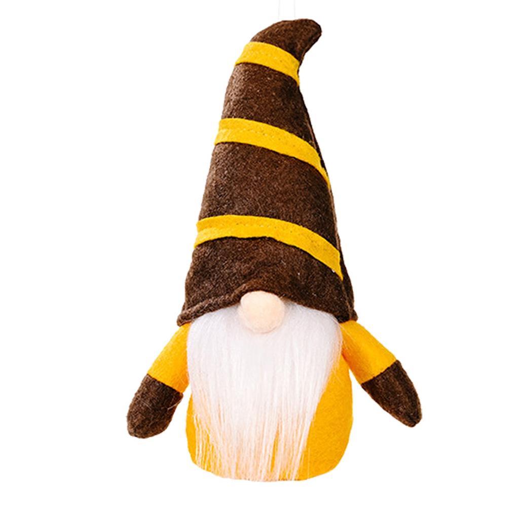 Herbst Ahorn Wichtel Blatt Zwerg Wolle Stoff Gesichtslos Hängepuppe Anhänger Desktop Figuren Heimdekorationszubehör Kindergeschenk