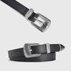 Vintage Alloy Three-Piece Pin Buckle Women'S Belt, Western Style Decorative Jeans Belt Women
