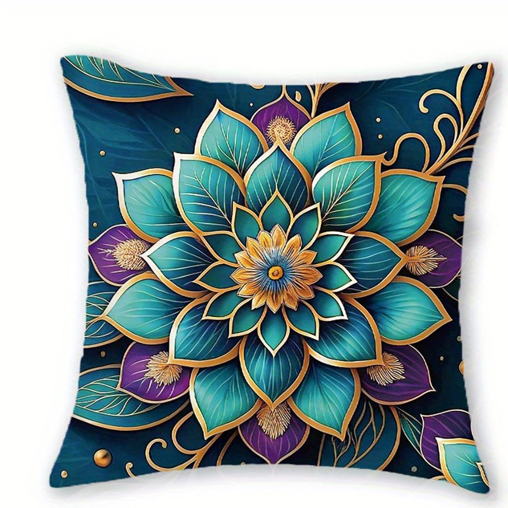 Exquisite Floral-Printed Pillowcases: Enhance Your Space with Enchanting Designs Sofa cushion cover home room decoration