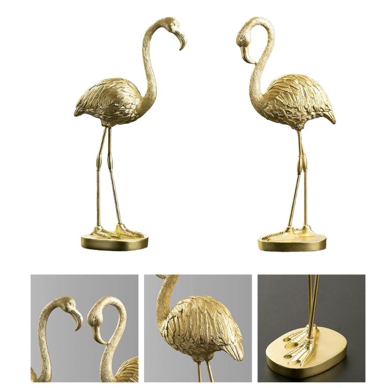 Sošky plameňáků Moderní bytové dekorace Pryskyřičné sošky ptáků plameňáků Ozdoba Plameňáci Tropické prvky Stolní dekorace pro pobřežní oblasti