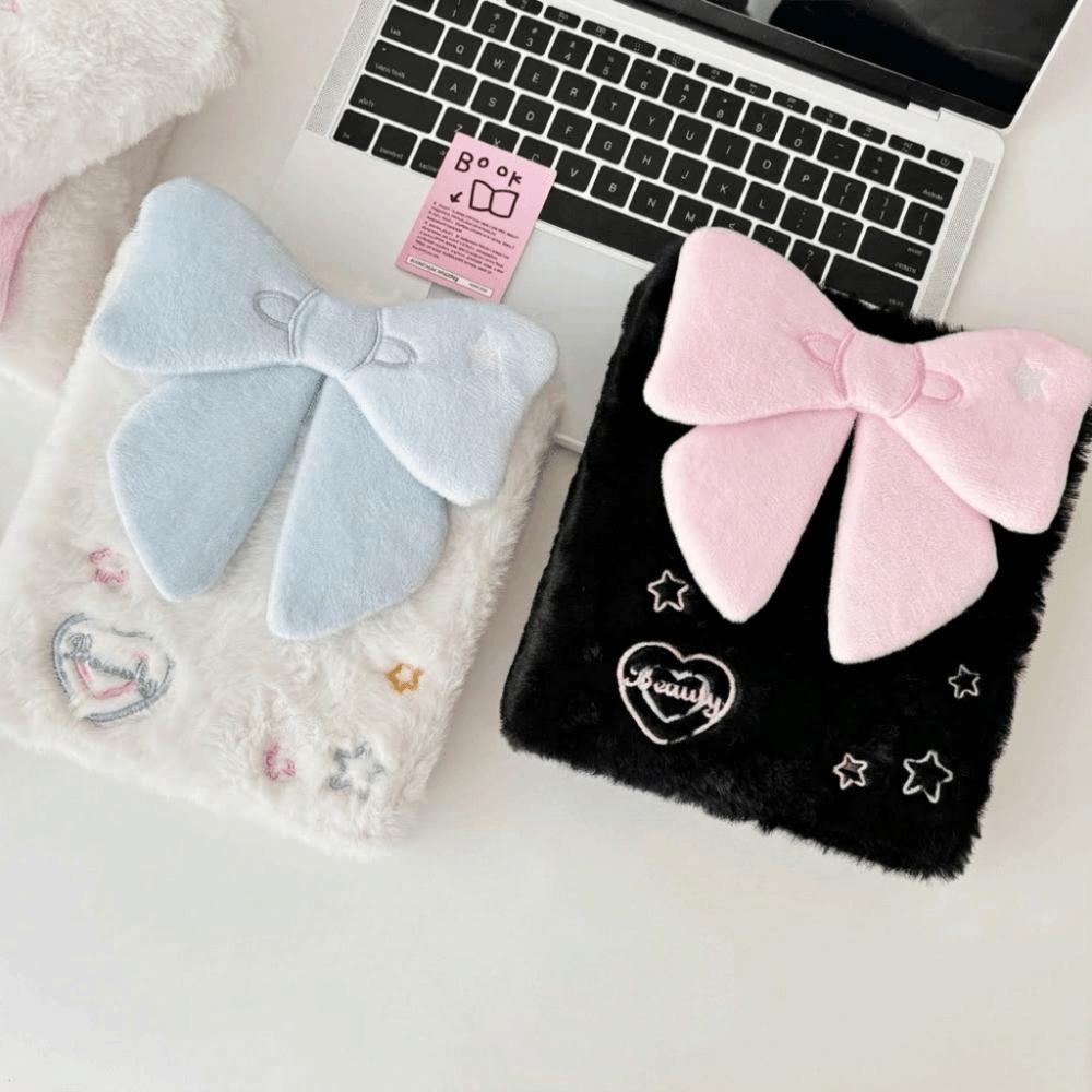 Ring Binder A6 Photocard Holder Plush Kpop Photo Album Photocard Binder School Stationery Use