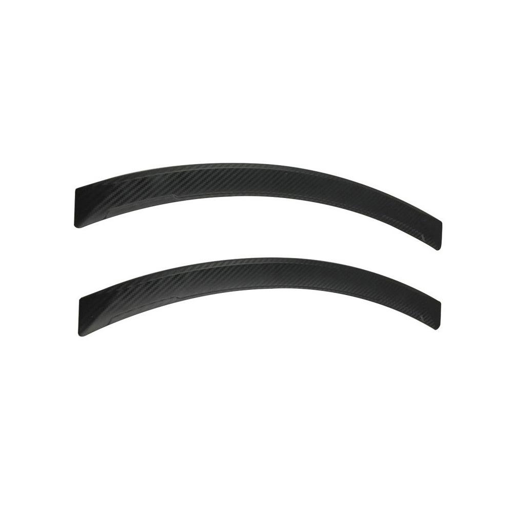 2pcs 45cm Universal Car Wheel Eyebrow Arch Mouldings Fender Strips Trim Stickers Protector Strips