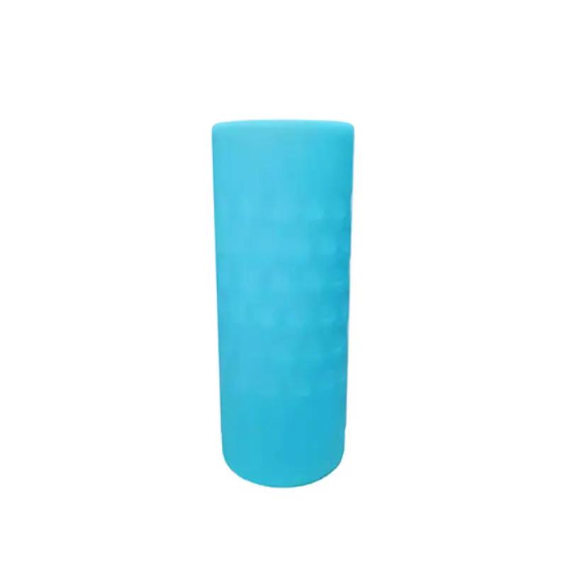 High 16cm Silicone Cup Sleeve 6CM Straight Milk Bottle Sleeve Water Bottle Cover Cup Holder Wear Resistant Cup Bottom Cover