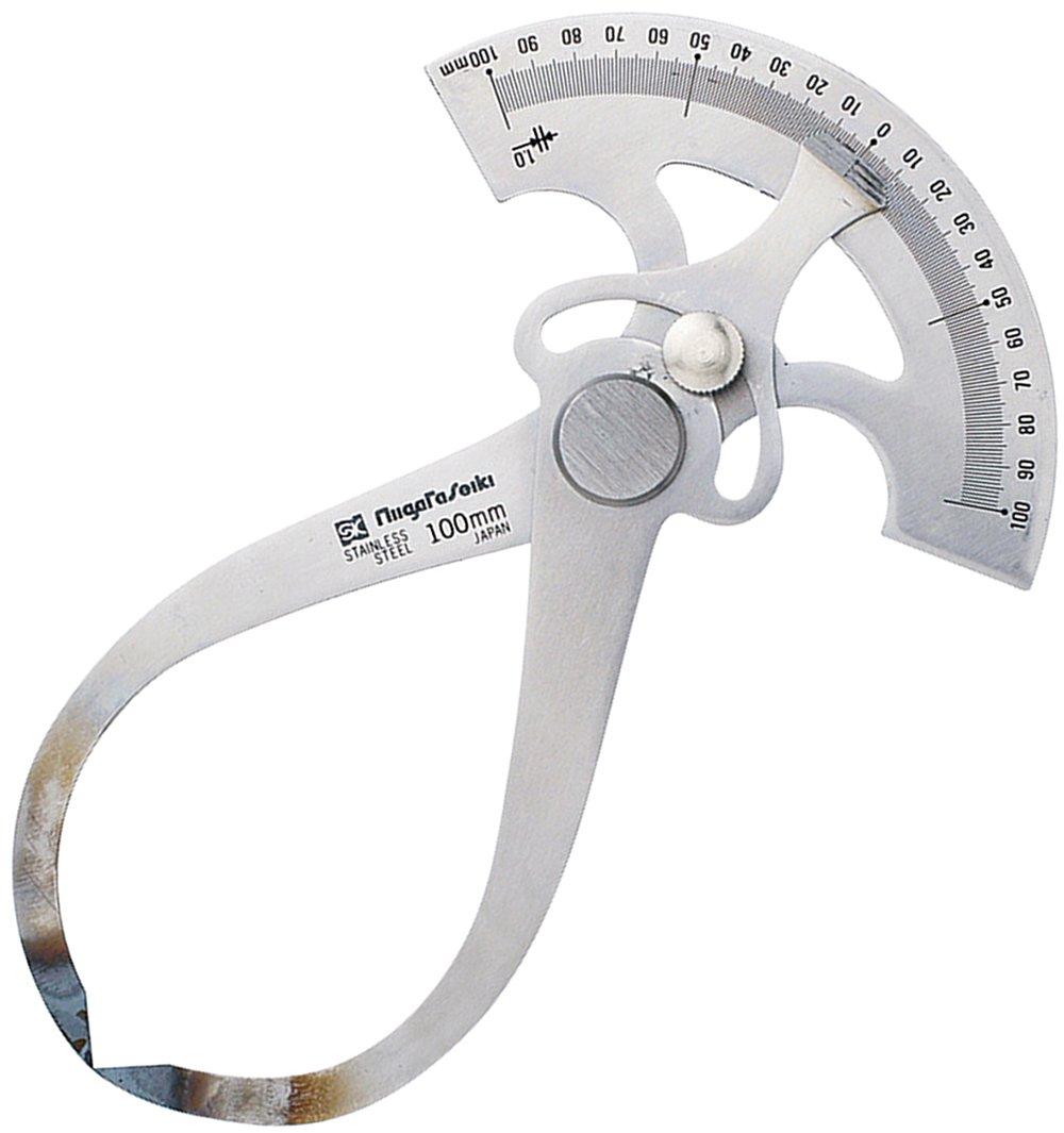 

Niigata Seiki SK Made in Japan Caliper with Scale for Internal and External Use, 100mm, CC-100D