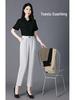 2026 Women's Ice Silk High Waist Slimming Harem Pants: Buy One, Get One Free - Cropped, Light & Breathable