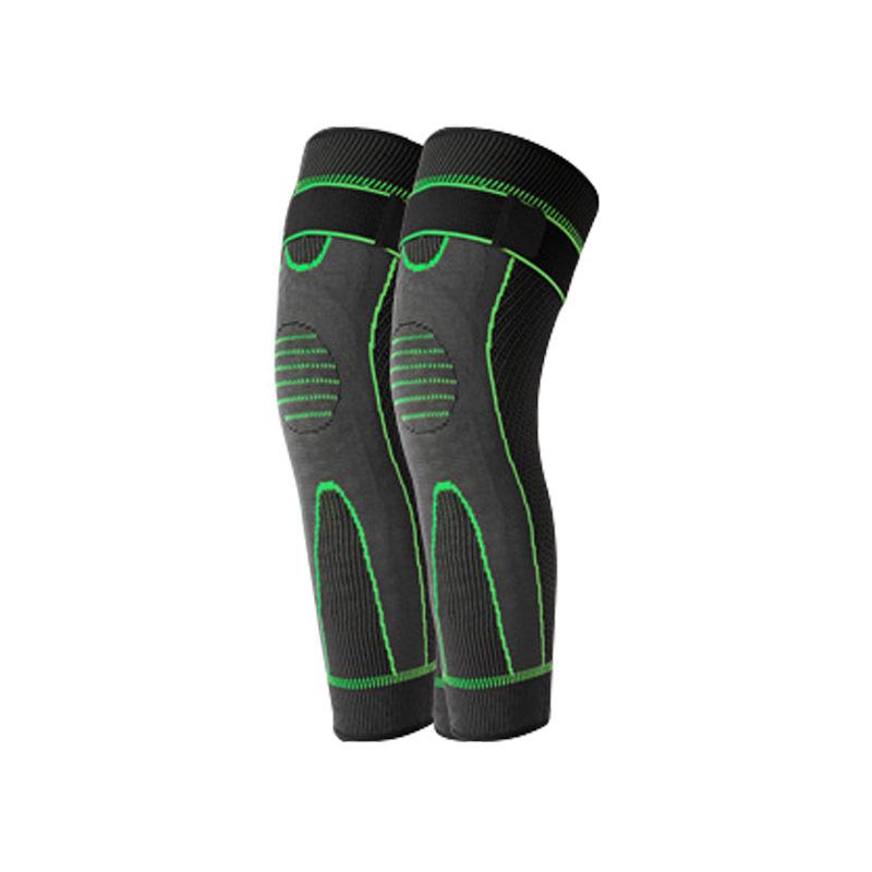 

1 Pair Lengthen Fitness Knee Support Braces Bandage Elastic Nylon Sport Compression Knee Pads For Basketball Running Knees Warm M