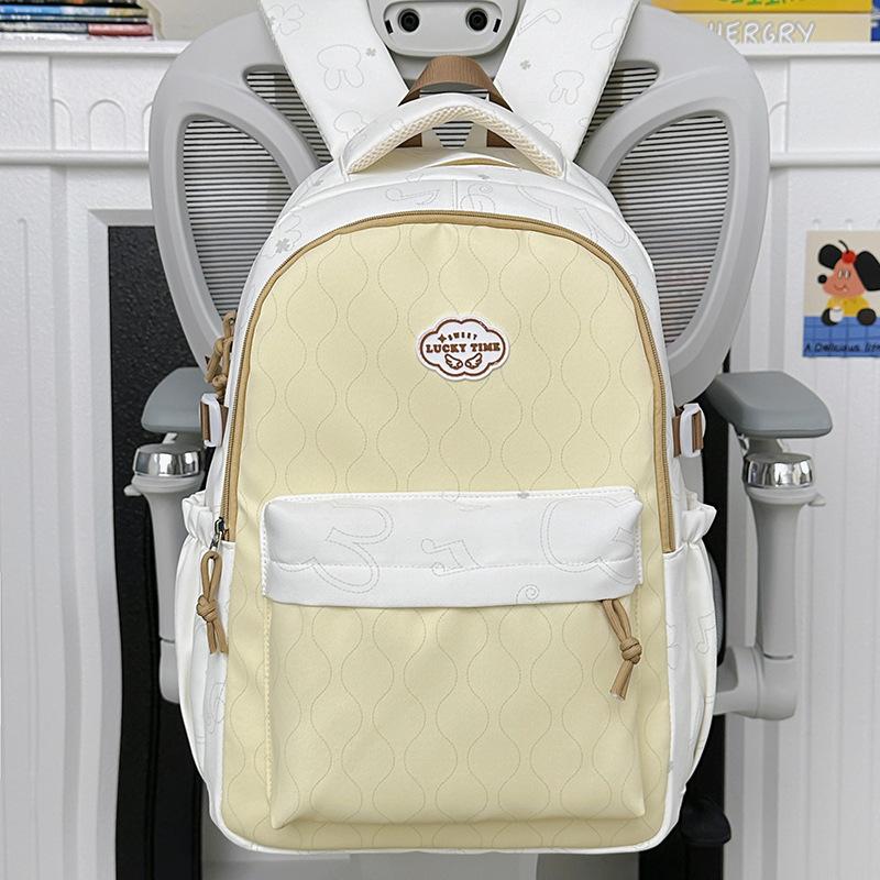 Schoolbag new small fresh student schoolbag Korean high value backpack junior high school students large capacity backpack lightweight bag