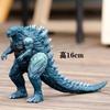 18CM Godzilla VS King Kong 3 Têtes Drago King Ghidorah Gorille Godzilla Colle Souple Figurine d'Action Jouet de Collection