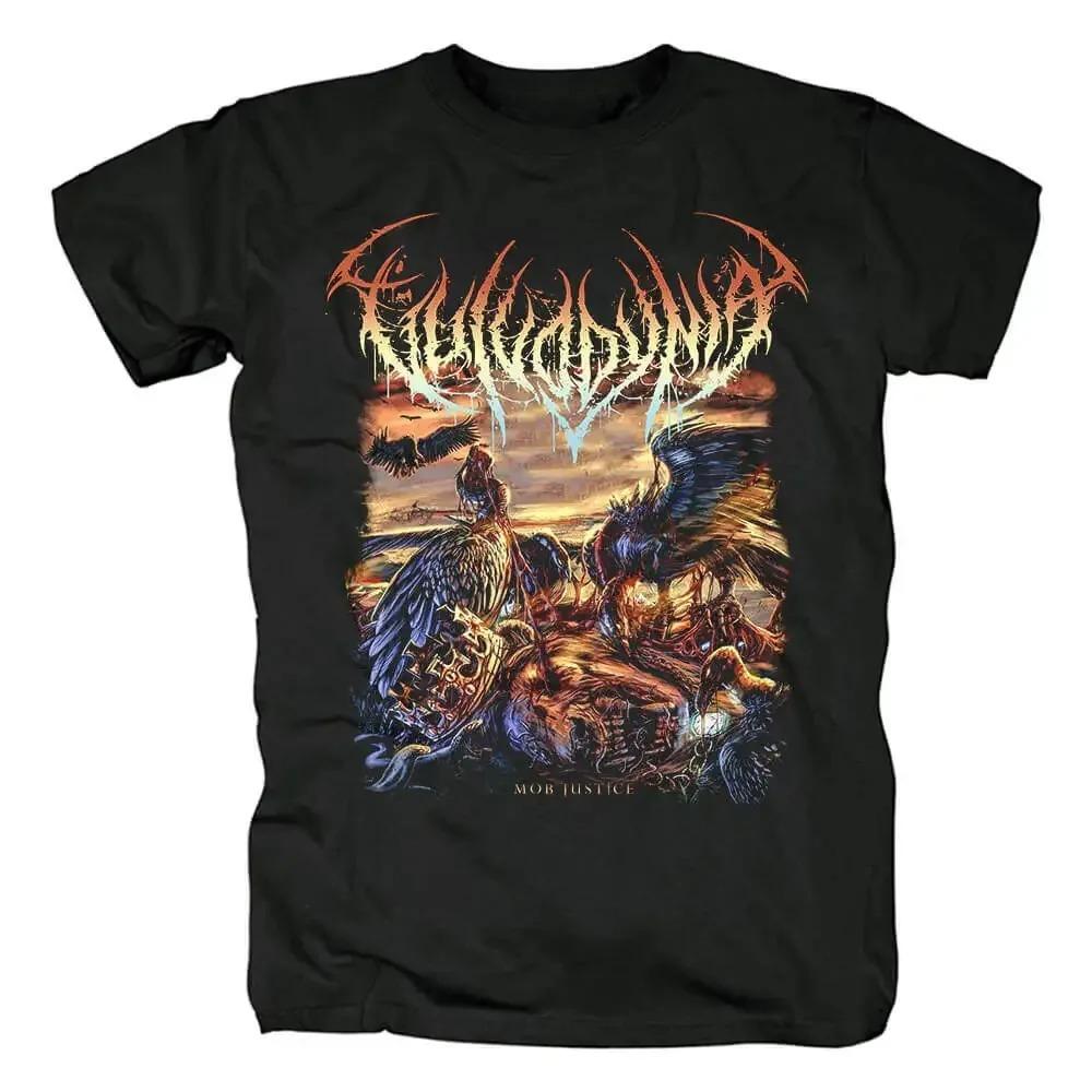 Vulvodynia Themed Tshirt South African Cruel Death Metal Band Global Tour Merch High Quality Cotton Hip Hop Short Sleeve Tee